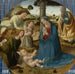 L'Adoratio lapsen Kristuksen - Cosimo Rosselli — näkymä teoksesta