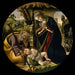 L'Adoration de l'Enfant Christ - Sandro Botticelli — näkymä teoksesta