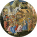 L'Adoration des Mages - Fra Angelico ja Fra Filippo Lippi — esillä sisätilassa