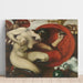 Maalauksen jäljennös L'Amazone haavoittunut - Franz von Stuck