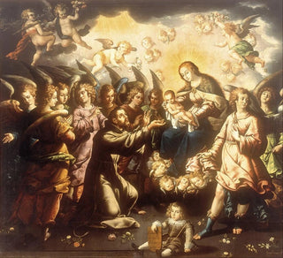 L'Apparition de la Vierge et de l'Enfant à Saint François - José Jurez