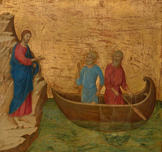 L'Appel des Apôtres Pierre et André - Duccio di Buoninsegna