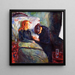 L'Enfant malade - Edvard Munch — kehystetty taideteos seinällä