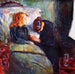 L'Enfant malade - Edvard Munch — näkymä teoksesta