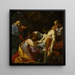 L'Enterrement - Simon Vouet — kehystetty taideteos seinällä