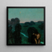 L'Étoile du soir - Franz von Stuck — kehystetty taideteos seinällä