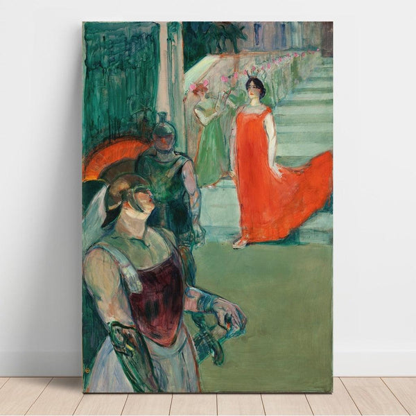 Maalauksen jäljennös Messalina-taidetuote Bordeaux'ssa - Henri de Toulouse-Lautrec