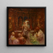 L'adoration de la Vierge - Gaston La Touche — kehystetty taideteos seinällä