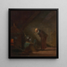 L'alchimiste - Carl Spitzweg — kehystetty taideteos seinällä