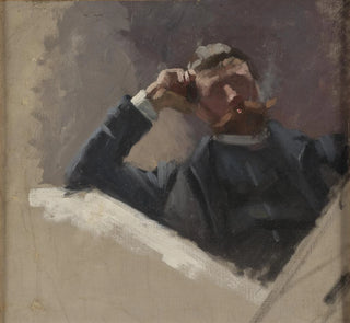 L'artiste Georg Pauli en étude - Eva Bonnier