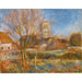 Maalauksen jäljennös Lähde: Maalaus kirkosta Essoyesissä - Pierre-Auguste Renoir