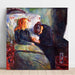 Maalauksen jäljennös Lapsipotilaan - Edvard Munch