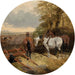 Länsi-työryhmä lepotilassa - John Frederick Herring Jr — esillä sisätilassa