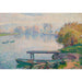 Maalauksen jäljennös Lammen Saint-Pierre, kalastaja ja veneet - Henri Lebasque | Reproduction