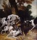 L:n suden metsästys - Jean-Baptiste Oudry — näkymä teoksesta