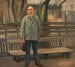 Mies penkillä - Carl Vilhelm Meyer — näkymä teoksesta