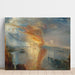 Maalauksen jäljennös Linnan ja kansanedustajien talojen tulipalo, 16. lokakuuta 1834 - Joseph Mallord William Turner