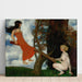 Maalauksen jäljennös La Balançoire - Franz von Stuck