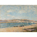 Maalauksen jäljennös La Berge à Saint-Mammès - Alfred Sisley