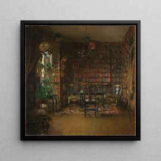 Harriet Backer - The Library of Thorvald Boeck.webp
