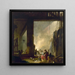 La Blanchisserie - Hubert Robert — kehystetty taideteos seinällä