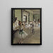Maalauksen jäljennös La Classe de danse - Edgar Degas