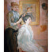 Maalauksen jäljennös La Coiffure - Berthe Morisot