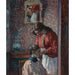 Maalauksen jäljennös La Coiffure - Henri Lebasque