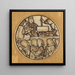La Construction du Temple - Sir Edward Coley Burne-Jones — teoksen seinäesittely