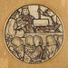 La Construction du Temple - Sir Edward Coley Burne-Jones — esillä sisätilassa