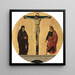 La Crucifixion - Francesco del Cossa — kehystetty taideteos seinällä