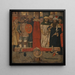 La Crucifixion de Saint Pierre - Jaume Huguet — kehystetty taideteos seinällä