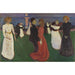 Maalauksen jäljennös La Danse de la vie - Edvard Munch