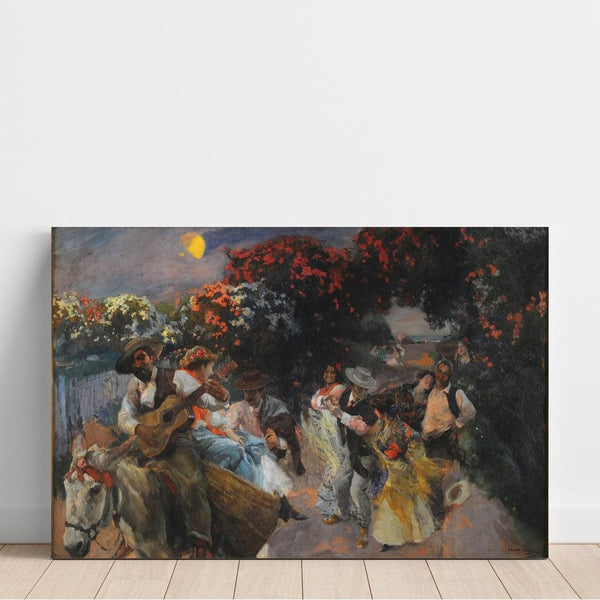 Maalauksen jäljennös La Dernière Chanson - Joaquín Sorolla