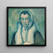 La Femme L'Hermine d'après Le Greco - Paul Cézanne — kehystetty taideteos seinällä