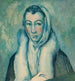 La Femme L'Hermine d'après Le Greco - Paul Cézanne — näkymä teoksesta