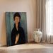 Maalauksen jäljennös La Femme aux yeux bleus - Amedeo Modigliani