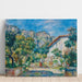 Maalauksen jäljennös La Ferme de Magnanosc ou La Villa Raynaud, Grasse - Pierre-Auguste Renoir