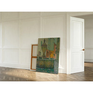 La Fontaine, Saint-Paul De Vence - Henri Le Sidaner | Reproduction Tableau Décoration murale affiche copie