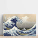 Maalauksen jäljennös Kanagawan suuri aalto - Katsushika Hokusai