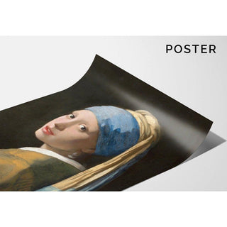 La Jeune fille à la perle de Johannes Vermeer | Reproduction Tableau Décoration murale affiche copie