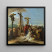 La Lamentation au pied de la croix - Giovanni Domenico Tiepolo — kehystetty taideteos seinällä