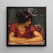 La Lettre - John William Godward — kehystetty taideteos seinällä