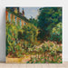 Maalauksen jäljennös La Maison de l'artiste à Giverny - Claude Monet