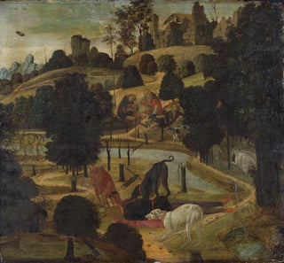 La Mort d'Actéon - Jacopo del Sellaio