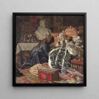 La Mort de la Reine Sophie Amalie - Kristian Zahrtmann