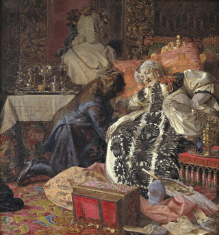 La Mort de la Reine Sophie Amalie - Kristian Zahrtmann