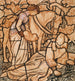 La Naissance de Tristram - Arthur Hughes — näkymä teoksesta