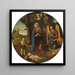 La Nativité avec le Saint Enfant Jean - Piero di Cosimo — teoksen seinäesittely