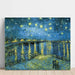 Maalauksen jäljennös La Nuit étoilée sur le Rhône - Vincent Van Gogh